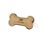 Tall Tails Tall Tails Natural Leather and Wool Bone Toy