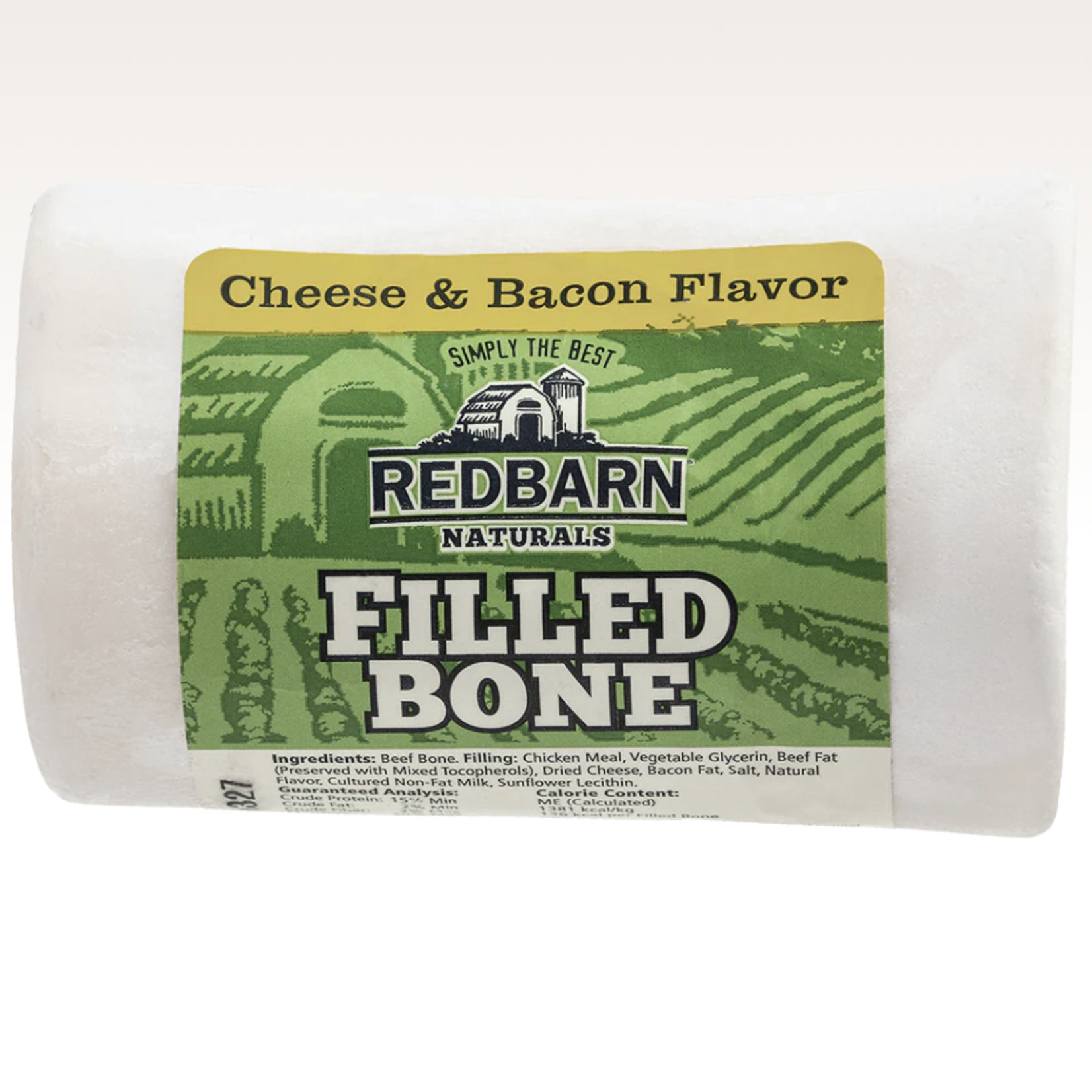 Red Barn Naturals Redbarn Dog Bone Natural Filled Bacon & Cheese, Small 3.5oz