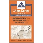 Outdoor Trail Maps 14er Series Uncompahgre 14-16