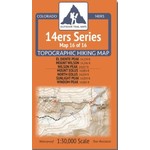 Outdoor Trail Maps  14er Series El Diente 16-16