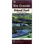 U.S. Forest Service Rio Grande National Forest Map -  Divide Colorado 2016