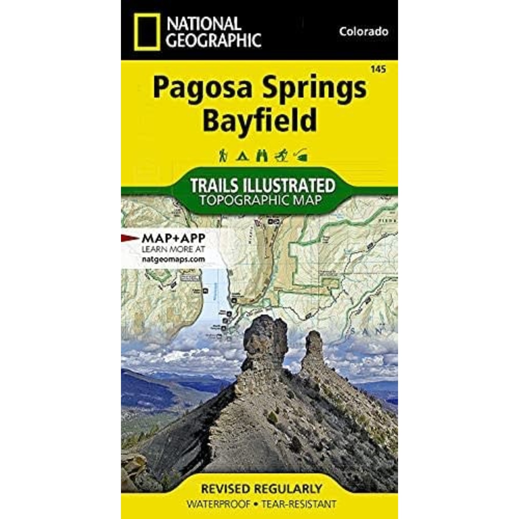 National Geographic Maps National Geographic Pagosa Springs / Bayfield #145