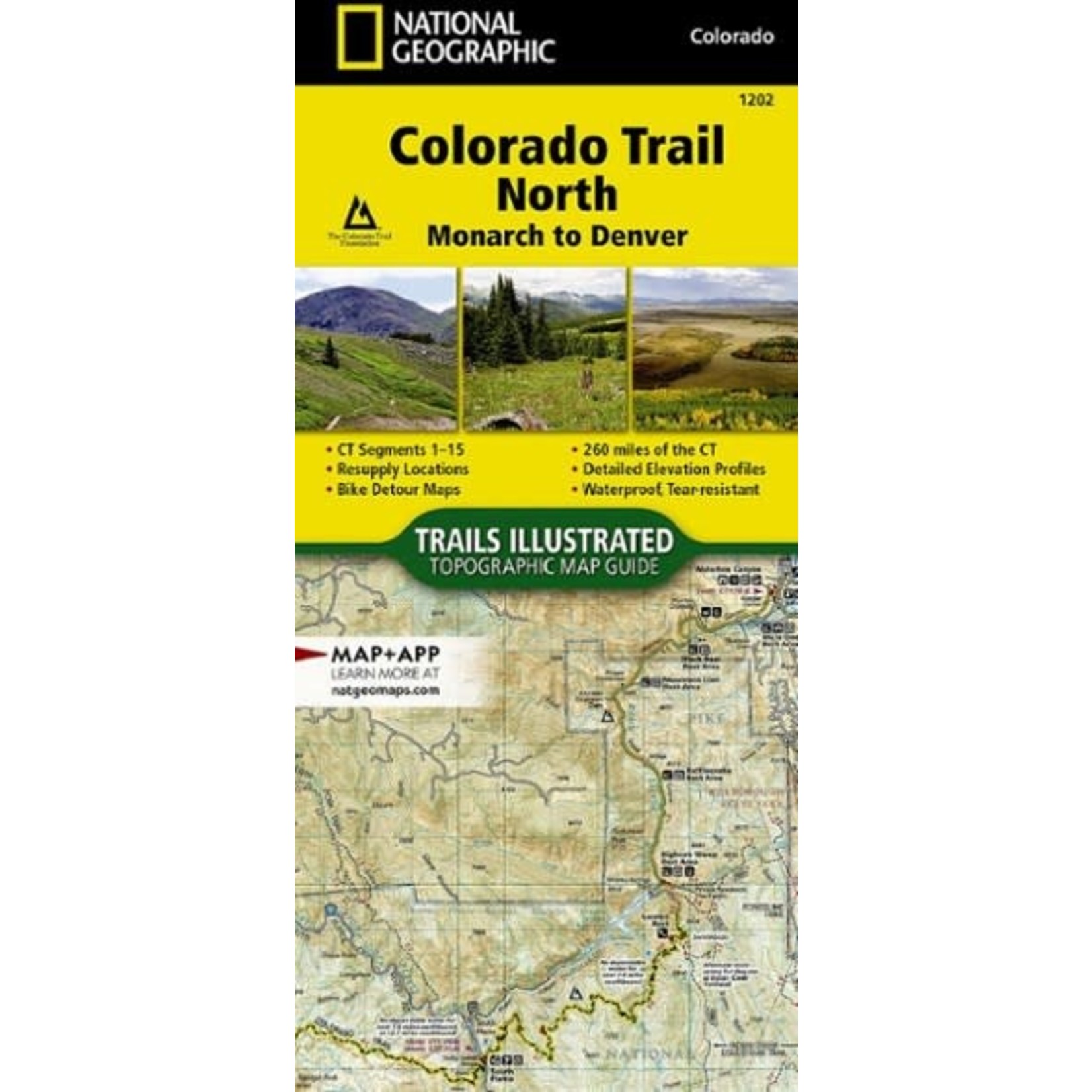 National Geographic Maps National Geographic Colorado Trail North #1202