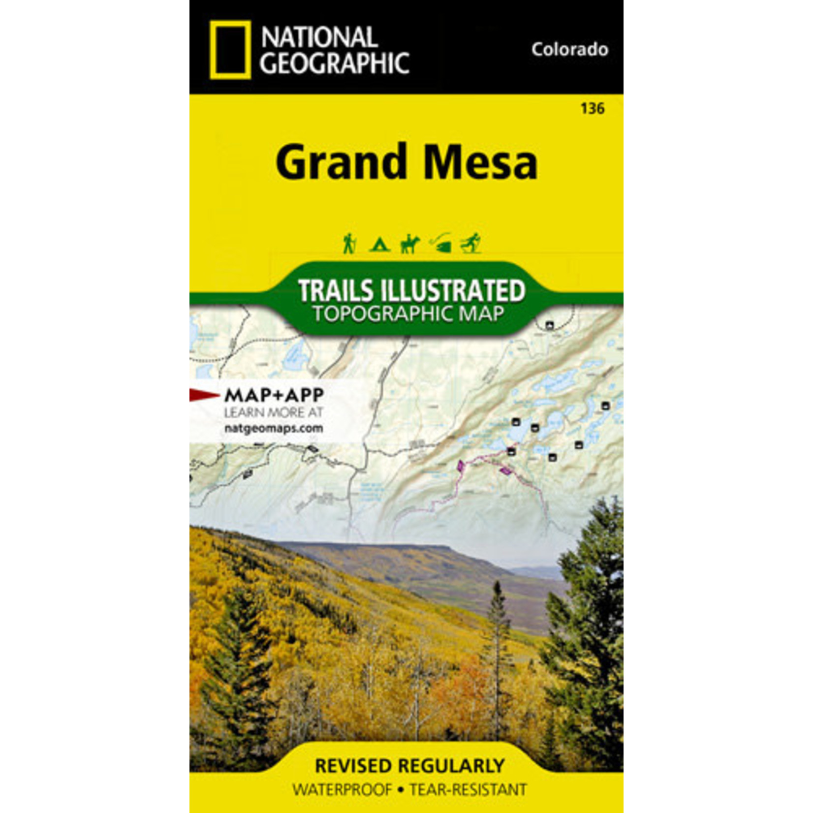 National Geographic Maps National Geographic Grand Mesa Colorado #136