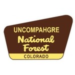 Sticker Uncompahgre National Forest Sign