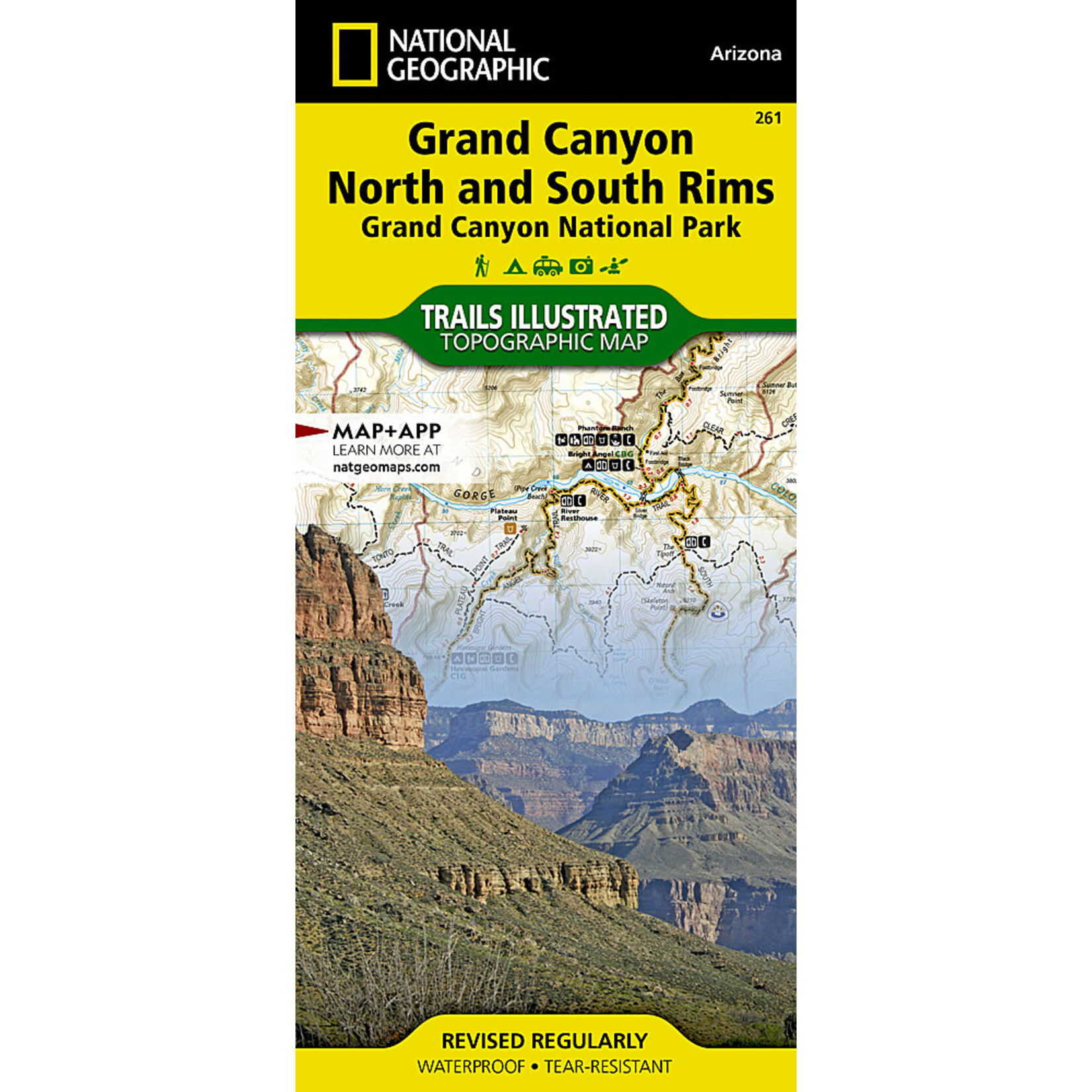 National Geographic Maps National Geographic Grand Canyon N/S Rims #261