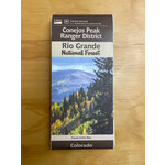 U.S. Forest Service Rio Grande Conejos Peak RD National Forest Map 2023