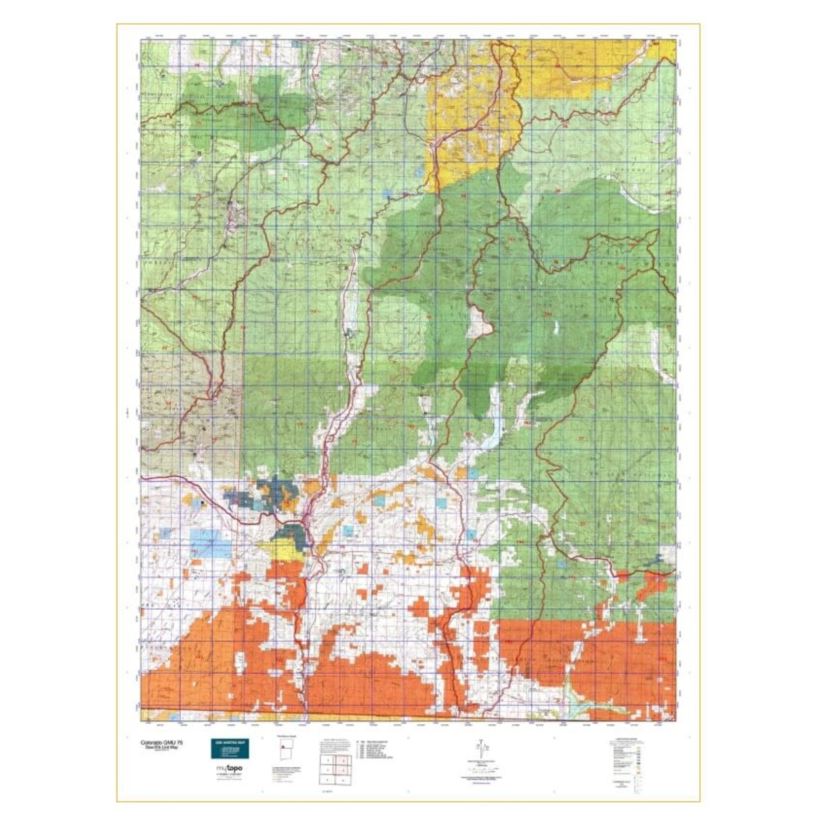 Colorado GMU 75 Map