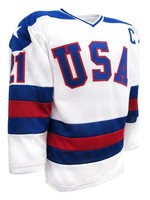 1980 USA Miracle On Ice (20) Team Signed AthleticKnit Hockey Jersey BAS LOA  – Sports Integrity