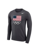 Nike USOC Flag & Ring Dri-FIT Long Sleeve