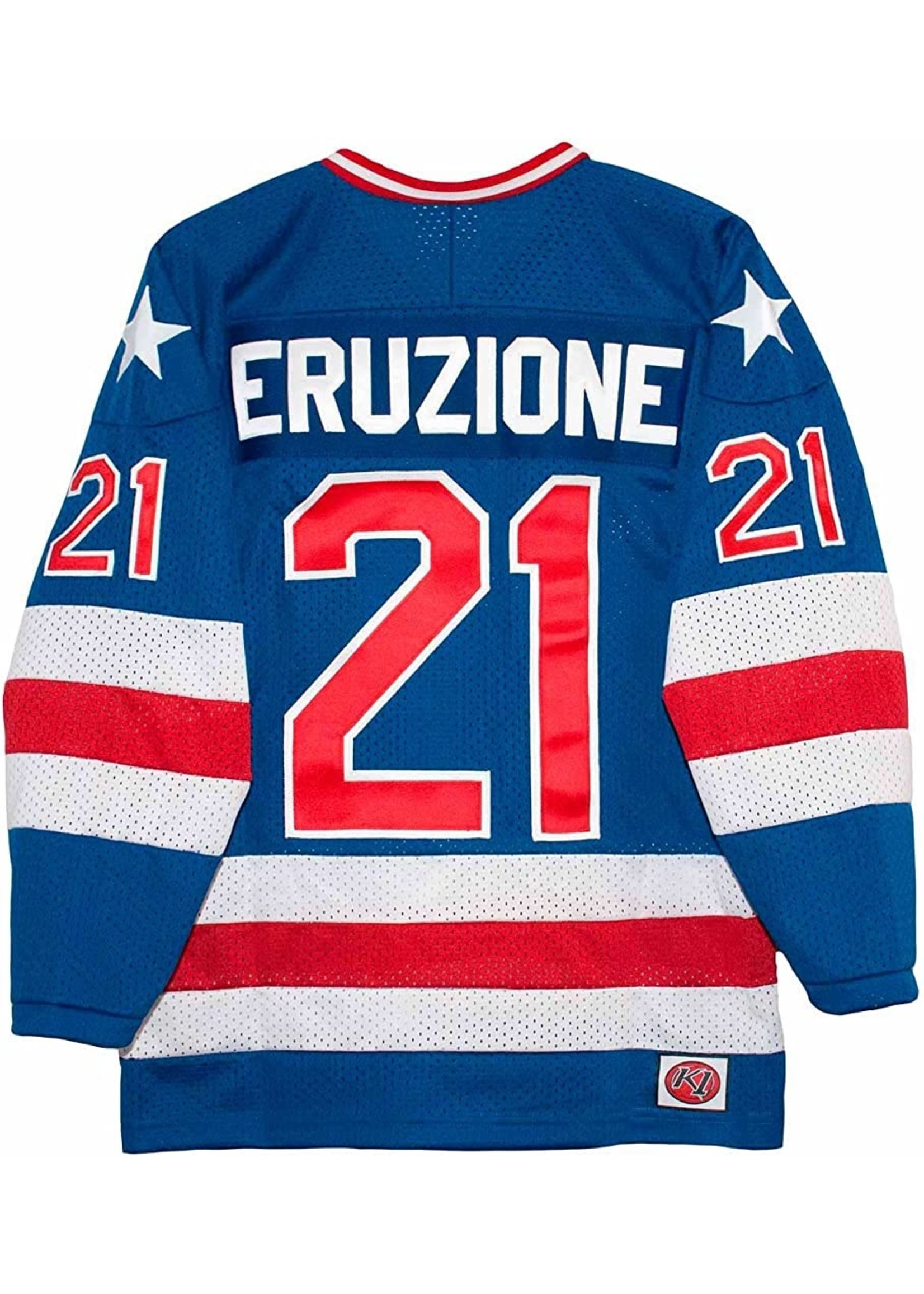 Mike Eruzione #21 USA Hockey Jersey  Hockey jersey, Ice hockey jersey, Usa  hockey jersey