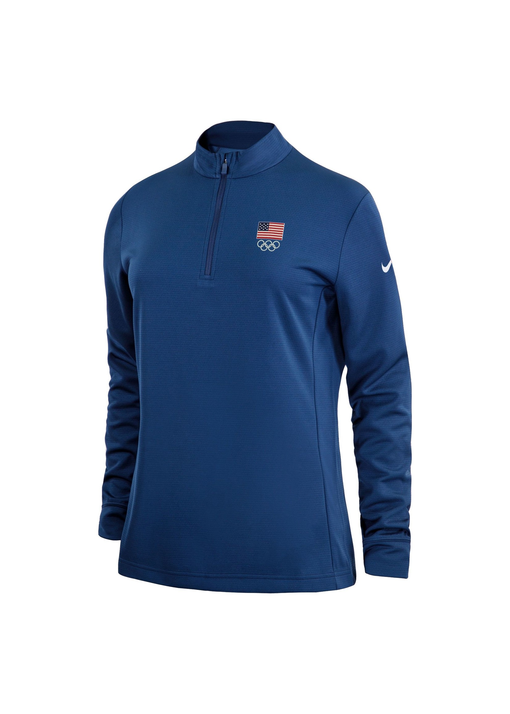 USOC Nike Women's UV Victory 1/2 Zip Long Sleeve