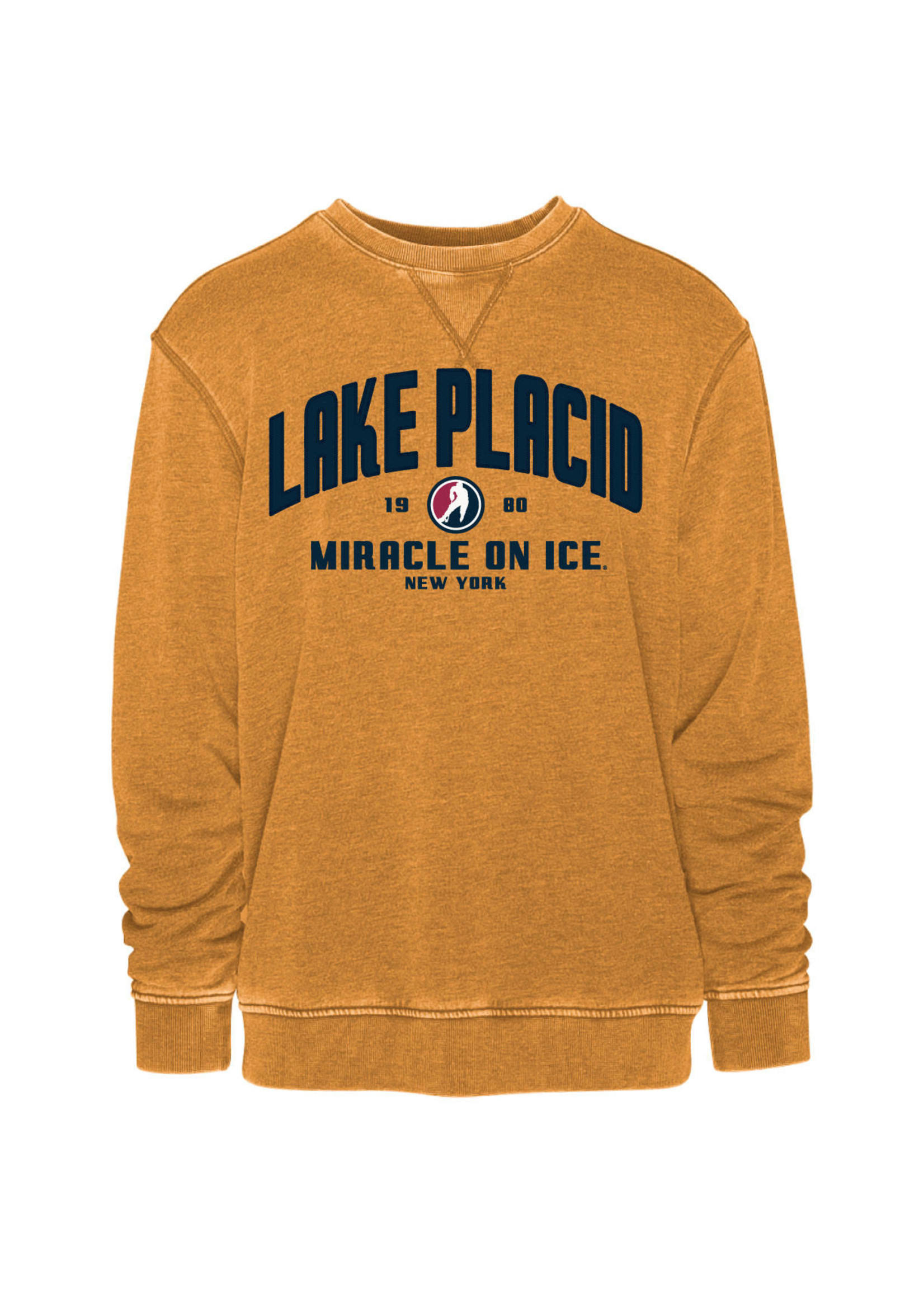 Lake Placid 1980 Miracle on Ice Gold Vintage Crew