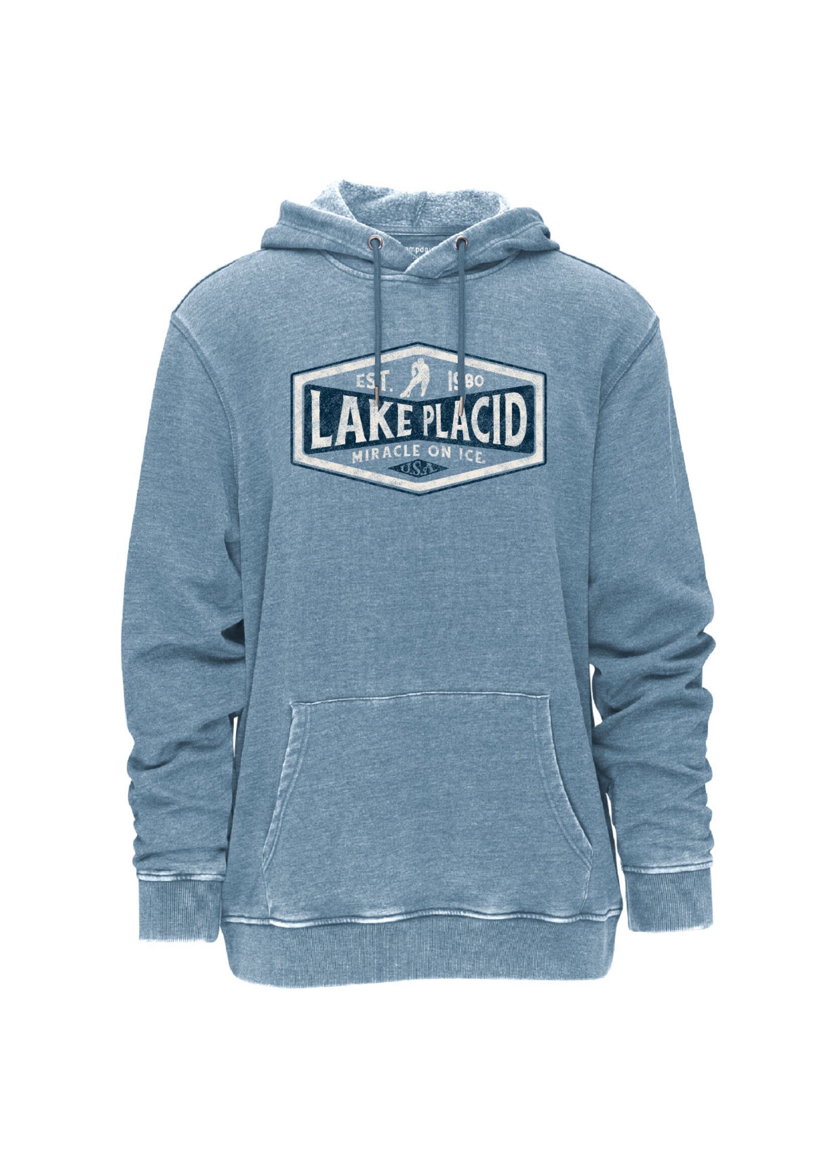 Lake Placid Miracle on Ice Vintage Hexagon Hoodie