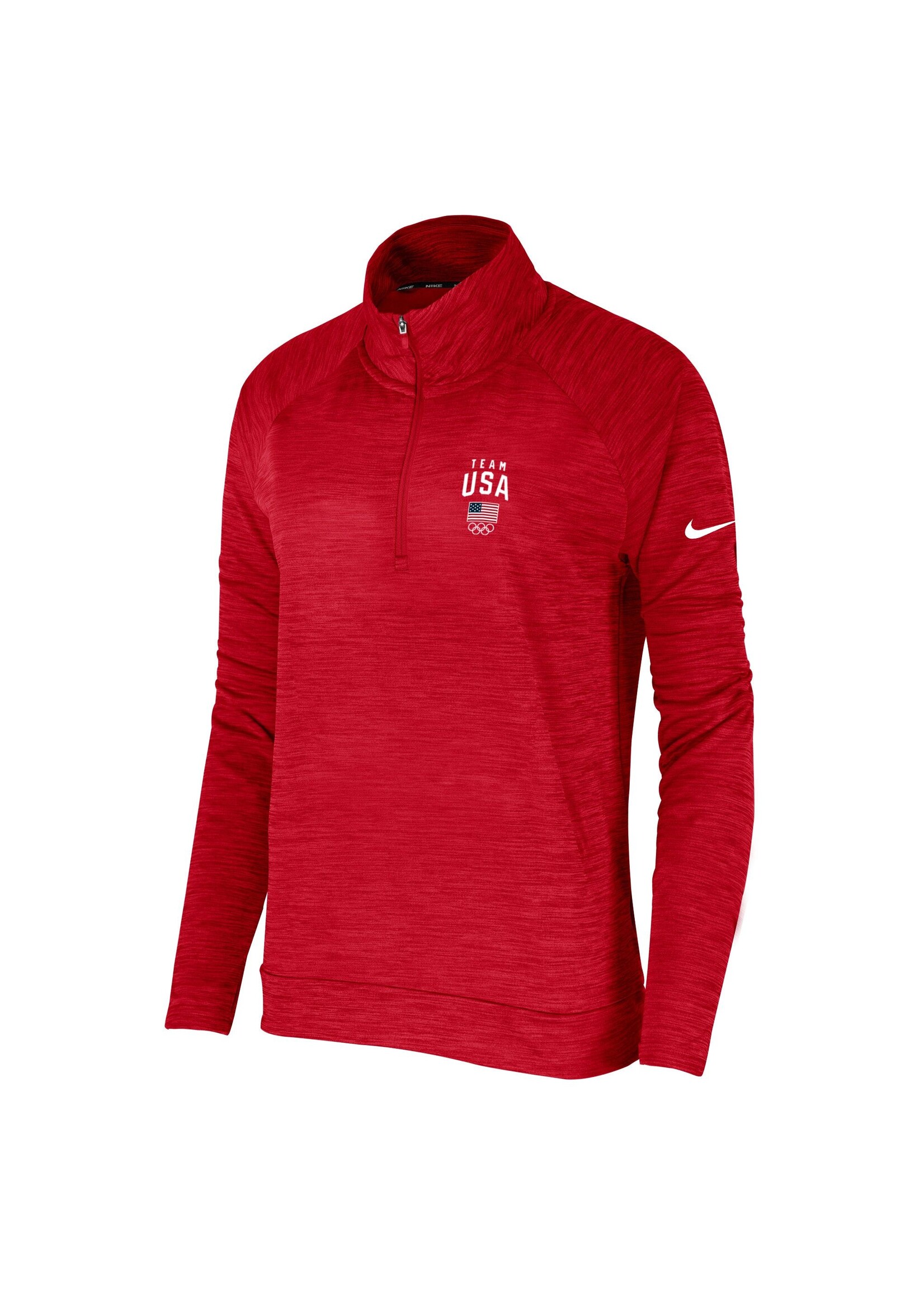 Team USA Flag & Rings Nike Women's Pacer 1/4 Zip