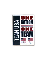 One Nation One Team USA Pin