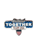 United Together Team USA Shield Pin