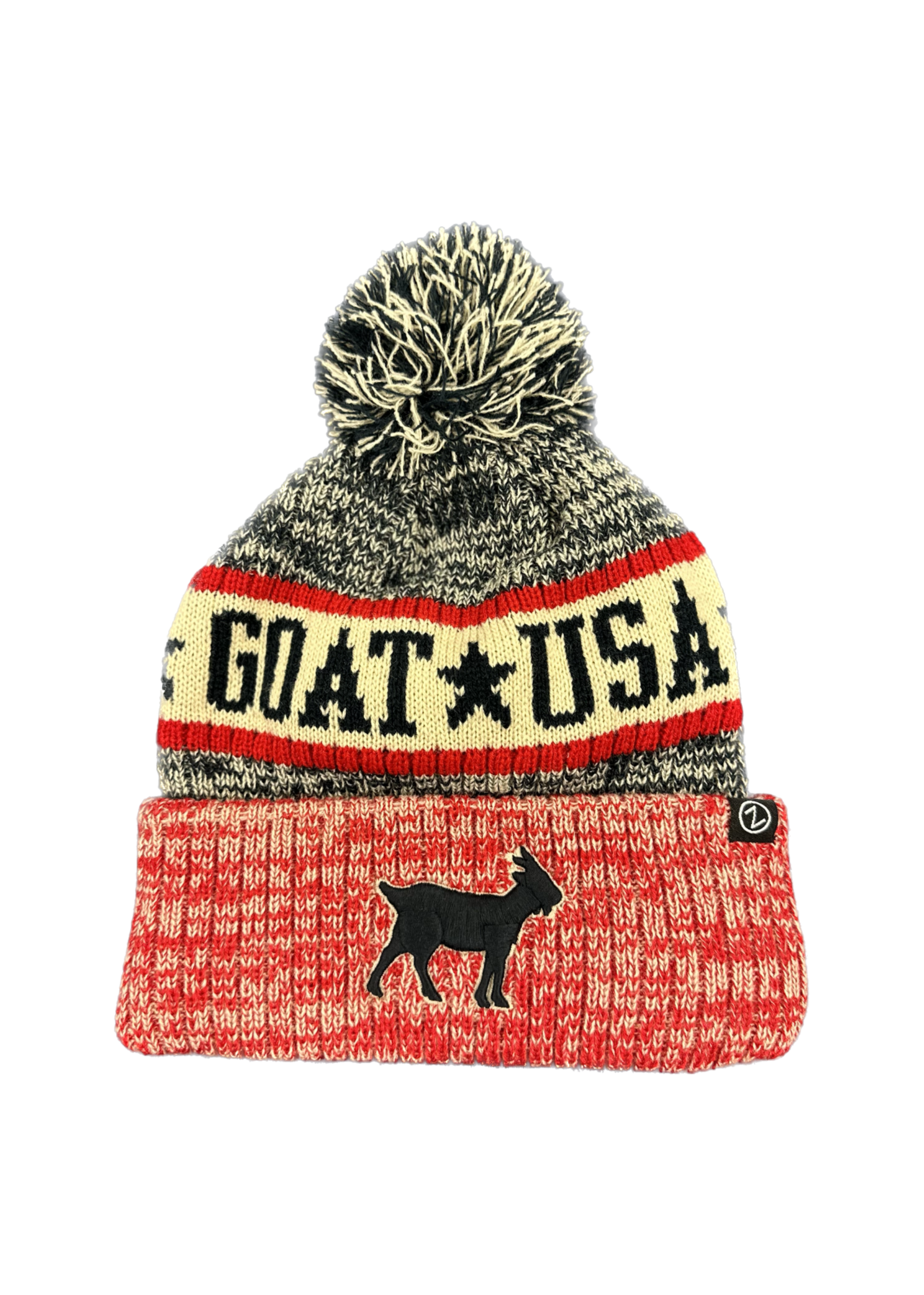 USA GOAT Beanie Rouge