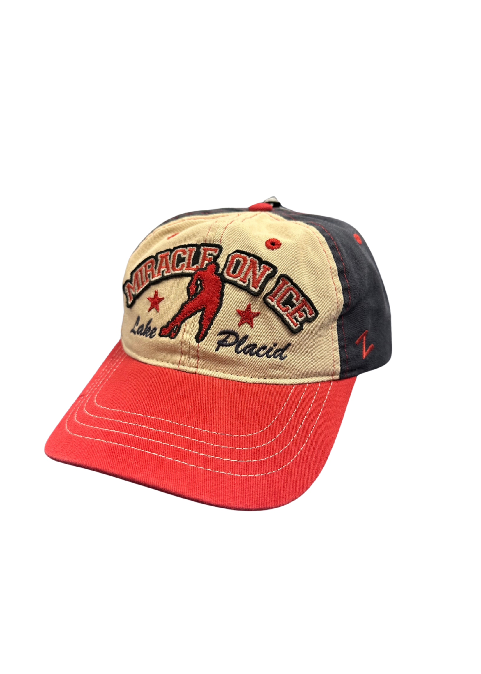 USA Hockey Miracle on Ice Tri-Color Buckle Cap