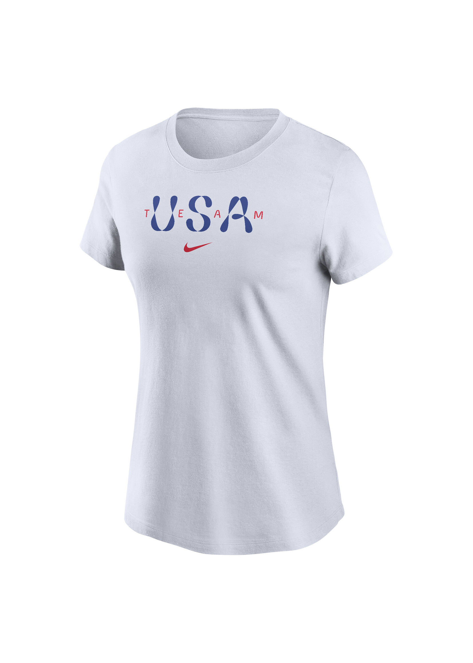 Women's Nike Paris 2024 Team USA Splice Short Sleeve T