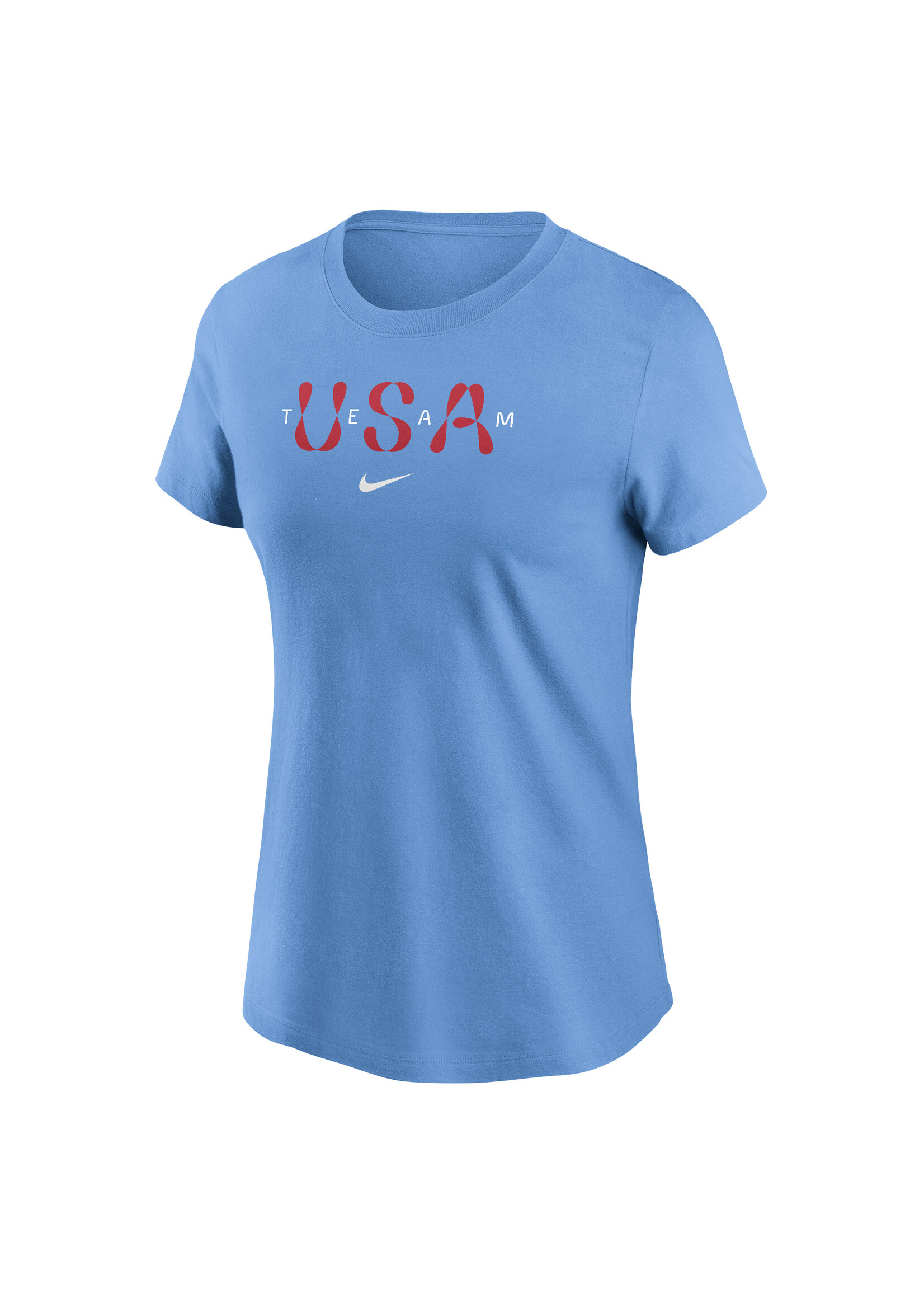 Women's Nike Paris 2024 Team USA Splice Short Sleeve T