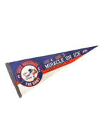 Eruzione Miracle on Ice The Shot 12x30 Pennant
