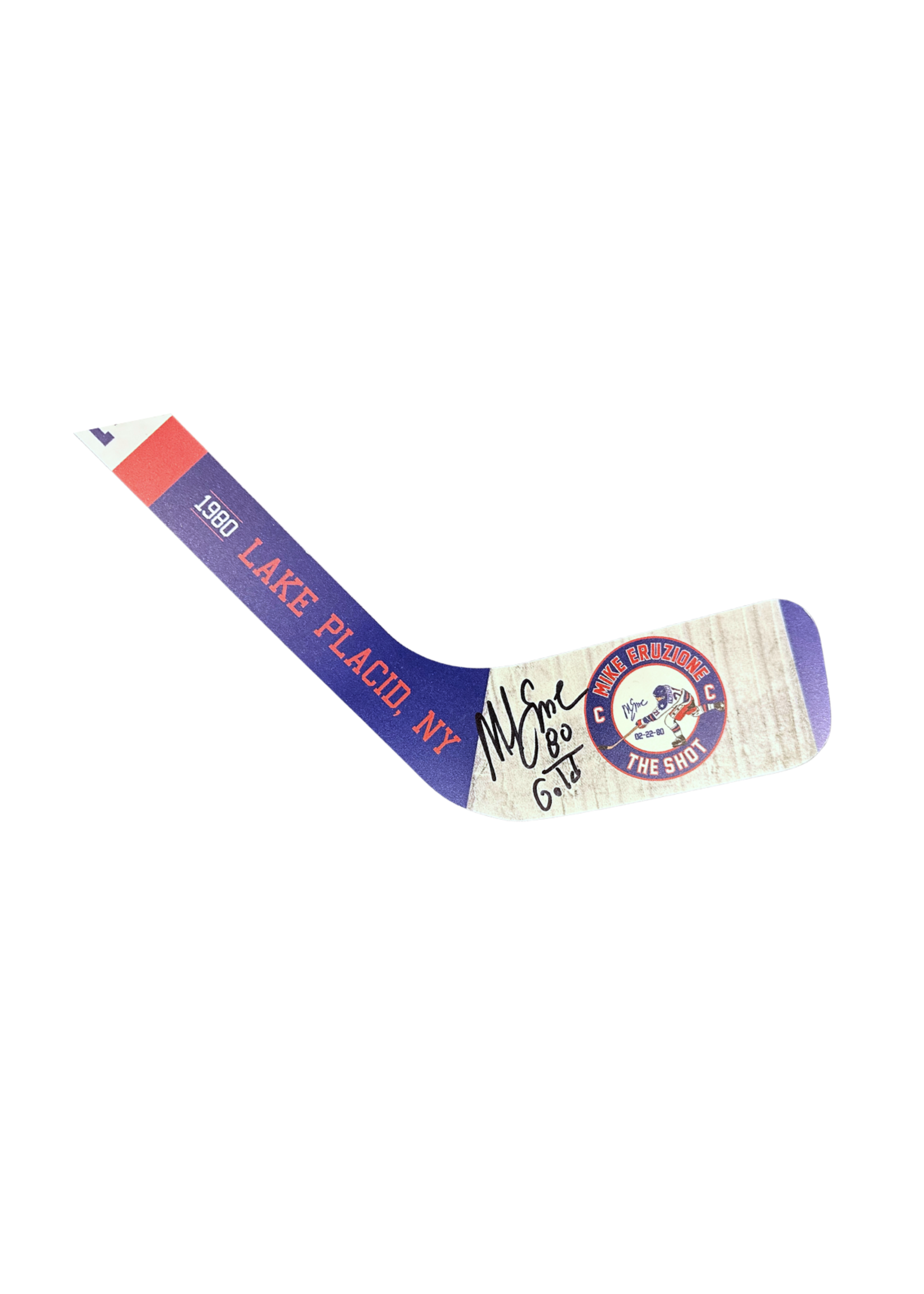 Eruzione Signed Miracle on Ice Mini Stick