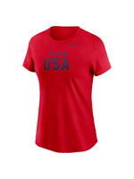 Nike Paris 2024 Women's Stacked Team USA Short Sleeve T