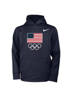 Youth Nike Flag & Rings Therma Hood