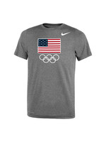 Youth Nike Flag & Rings Dri-FIT Short Sleeve T