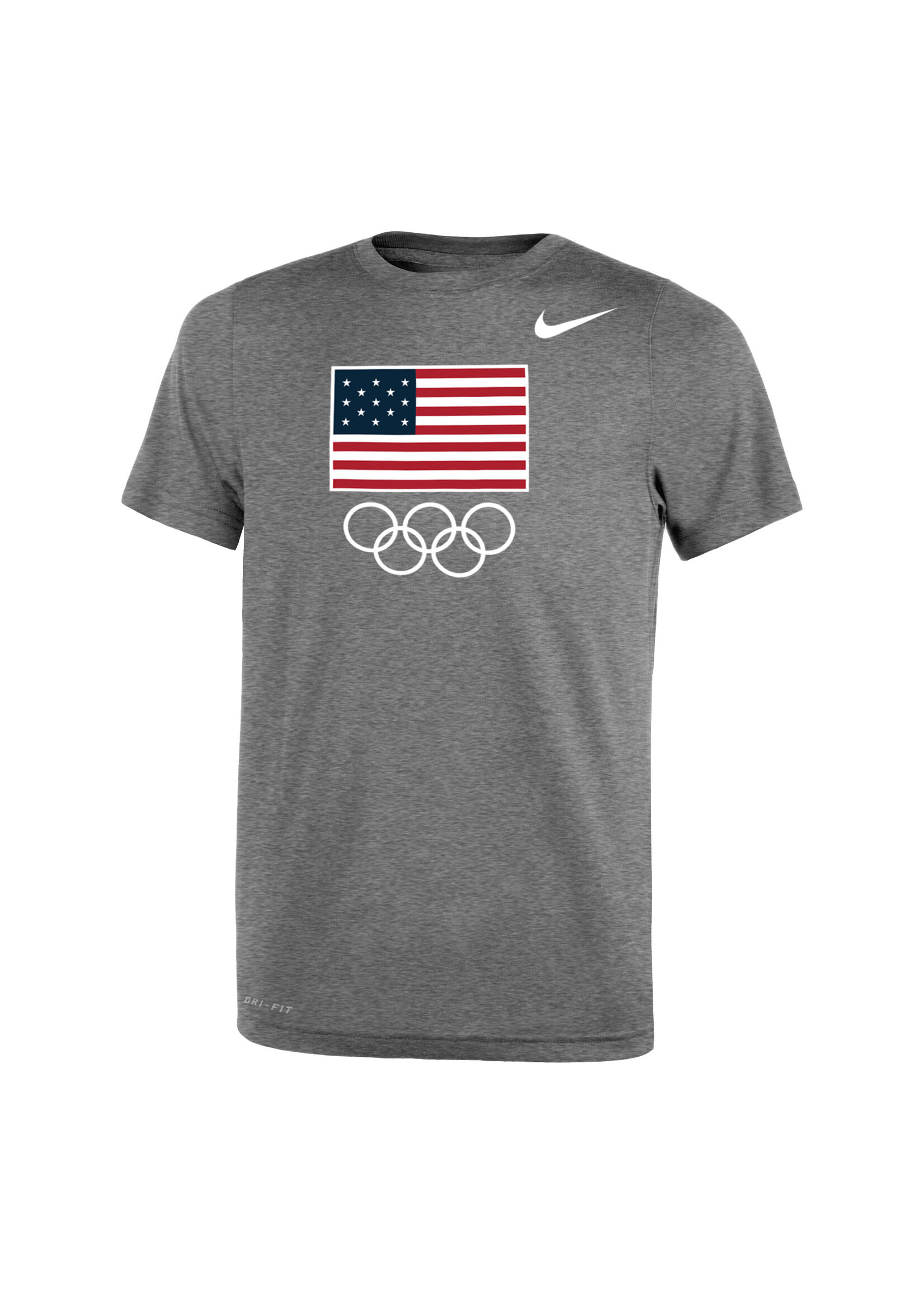 Youth Nike Flag & Rings Dri-FIT Short Sleeve T