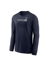 Nike Paris 2024 Youth Team USA Flag Long Sleeve T-Shirt - Mike