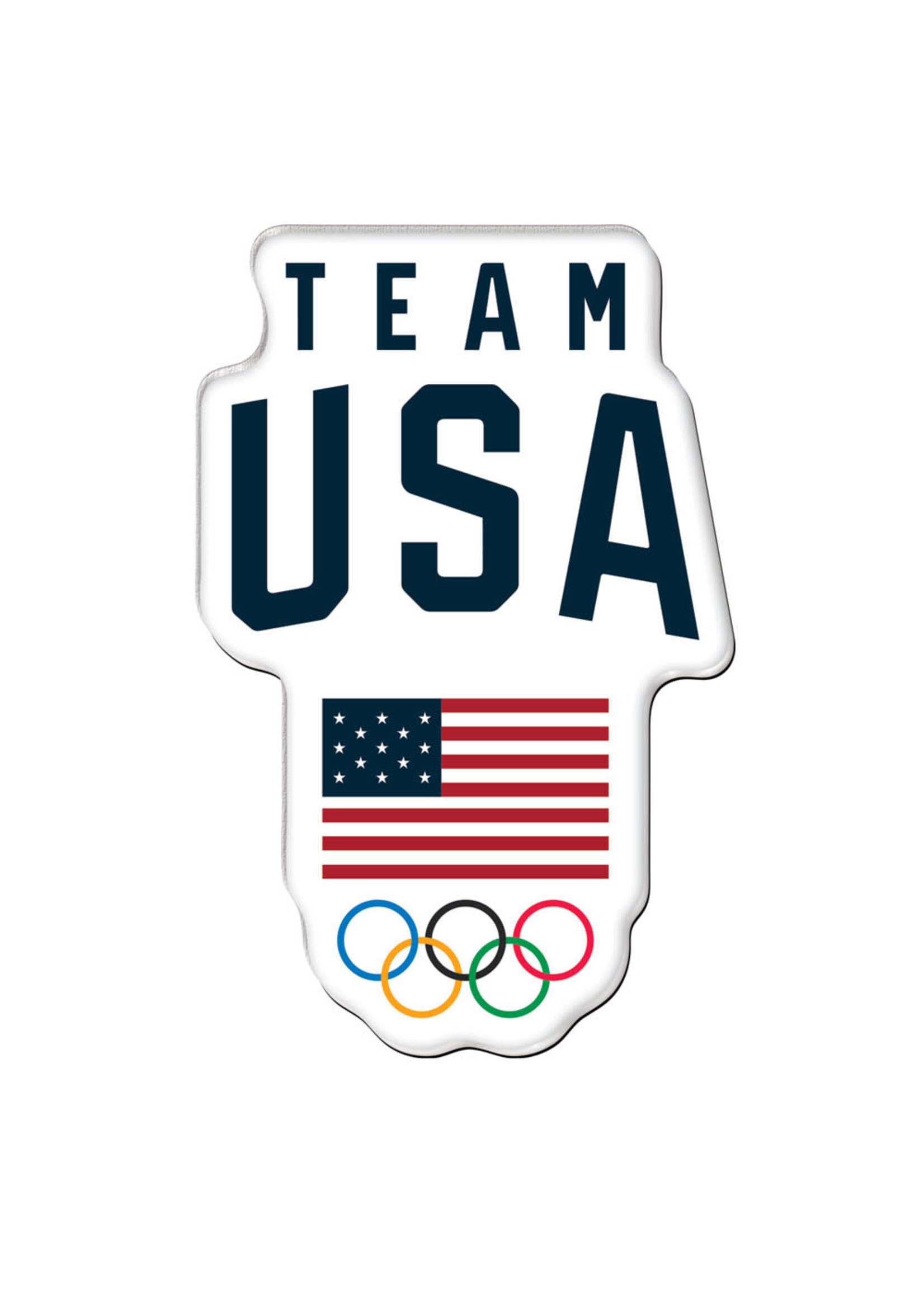 USOC Team USA Logo Premium Acrylic Magnet