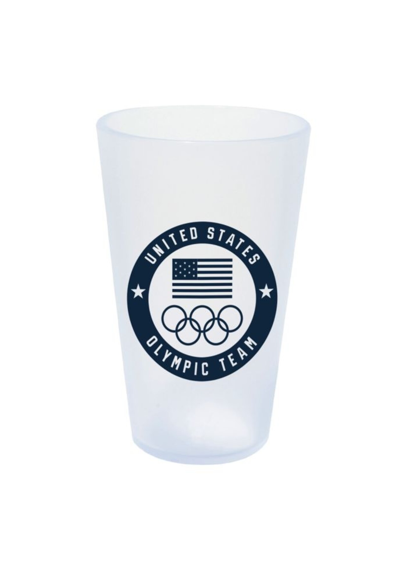 USOC Olympic Team 16 oz Silicone Pint Glass