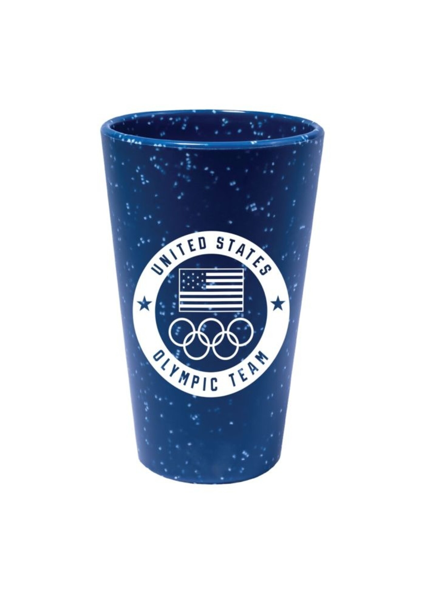USOC Olympic Team 16 oz Silicone Pint Glass