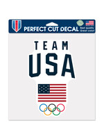 USOC Team USA Logo Perfect Cut Color Sticker Decal 8" x 8"