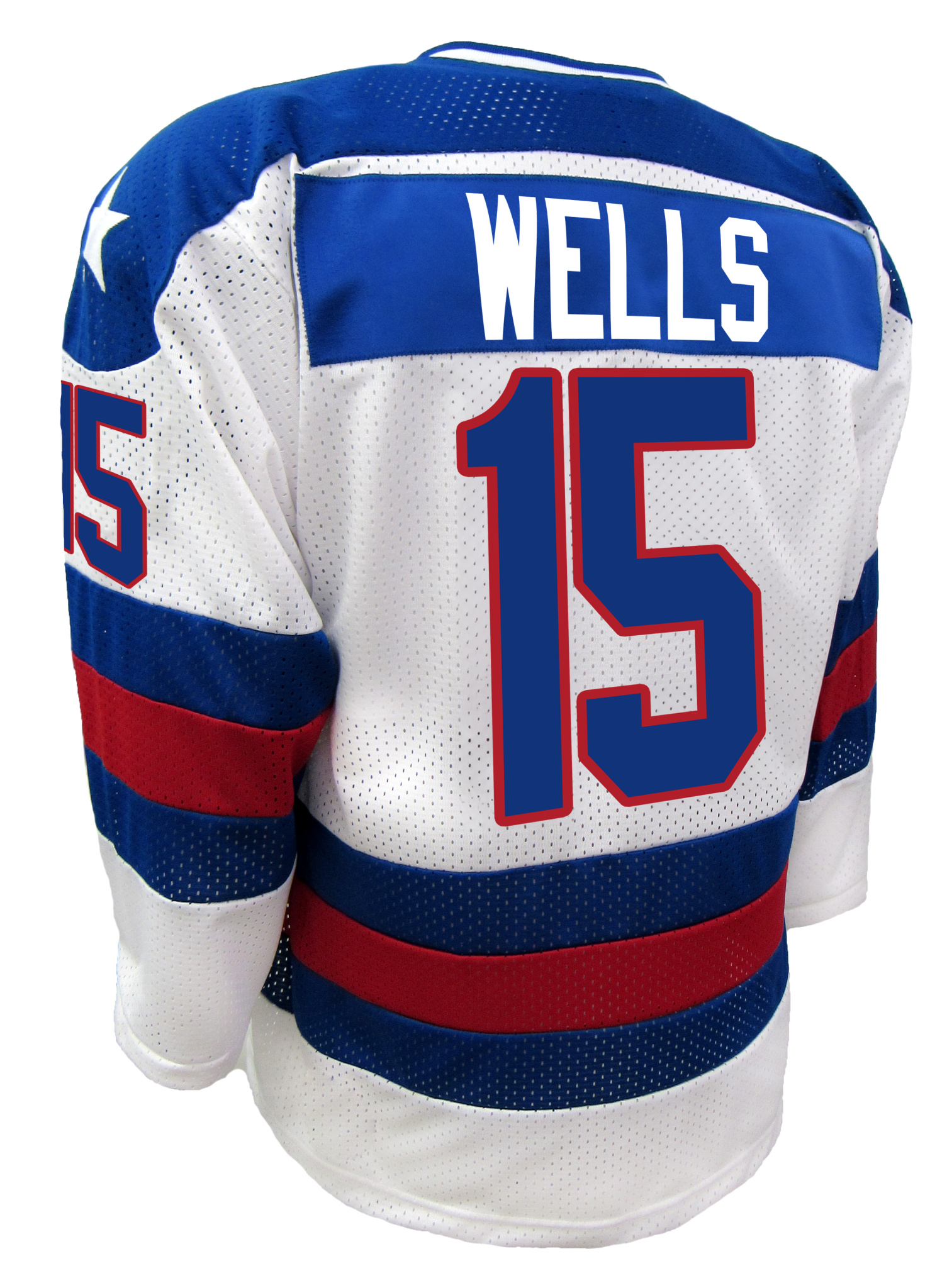 Authentic K1 Mark Wells #15 Miracle on Ice 1980 Adult Jersey
