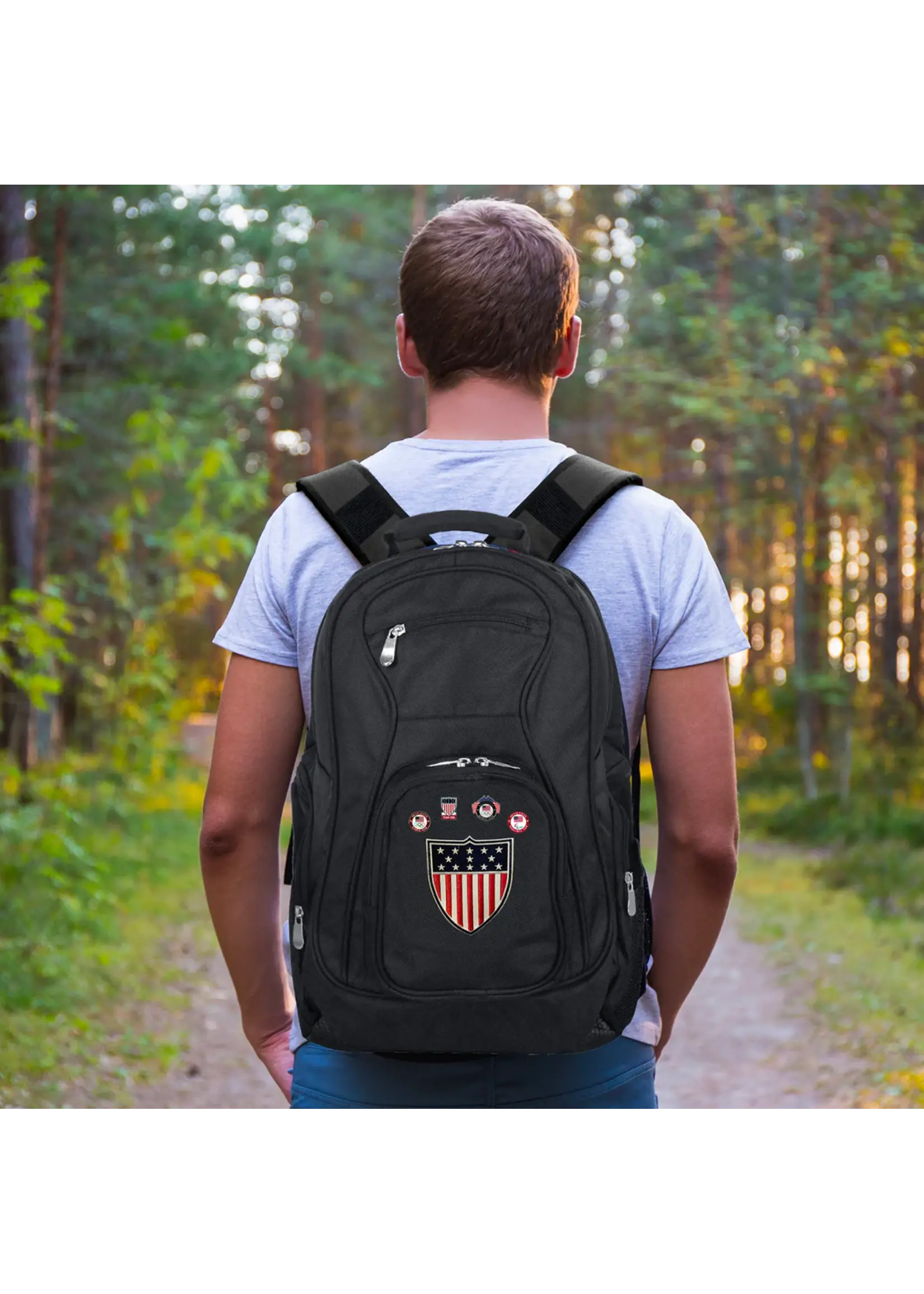 USOC Premium Laptop Backpack & Pin Set