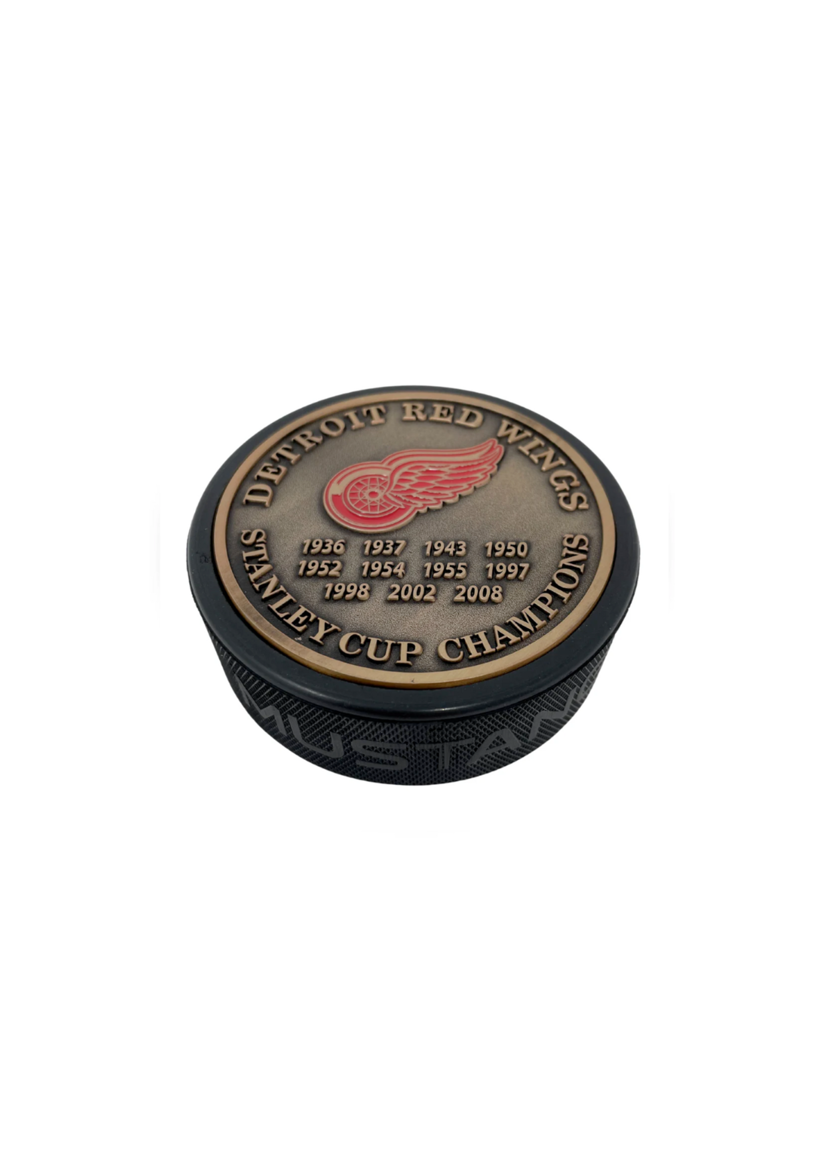 Detroit Red Wings Medallion Dynasty Stanley Cup Puck