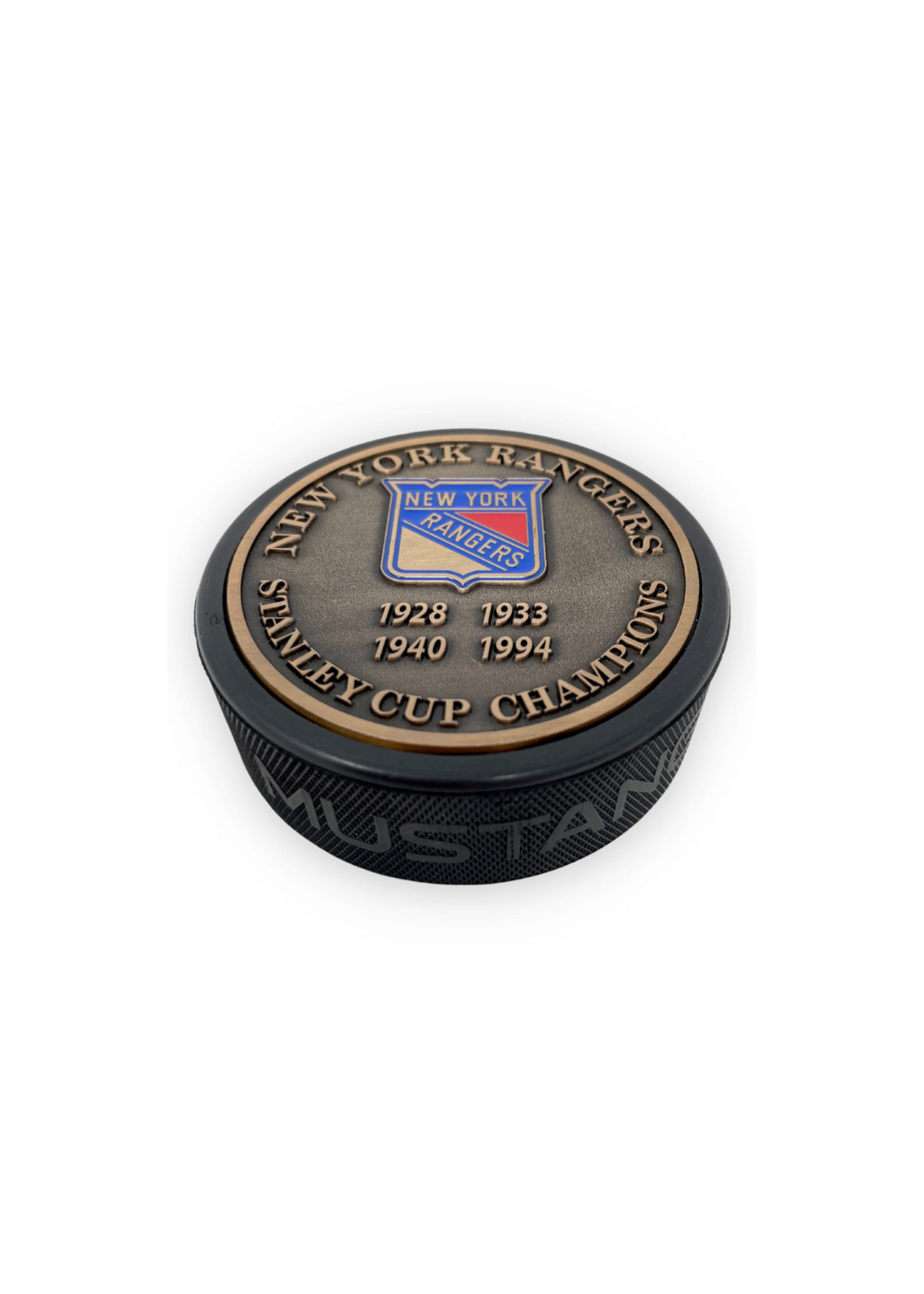 New York Rangers Medallion Dynasty Stanley Cup Puck