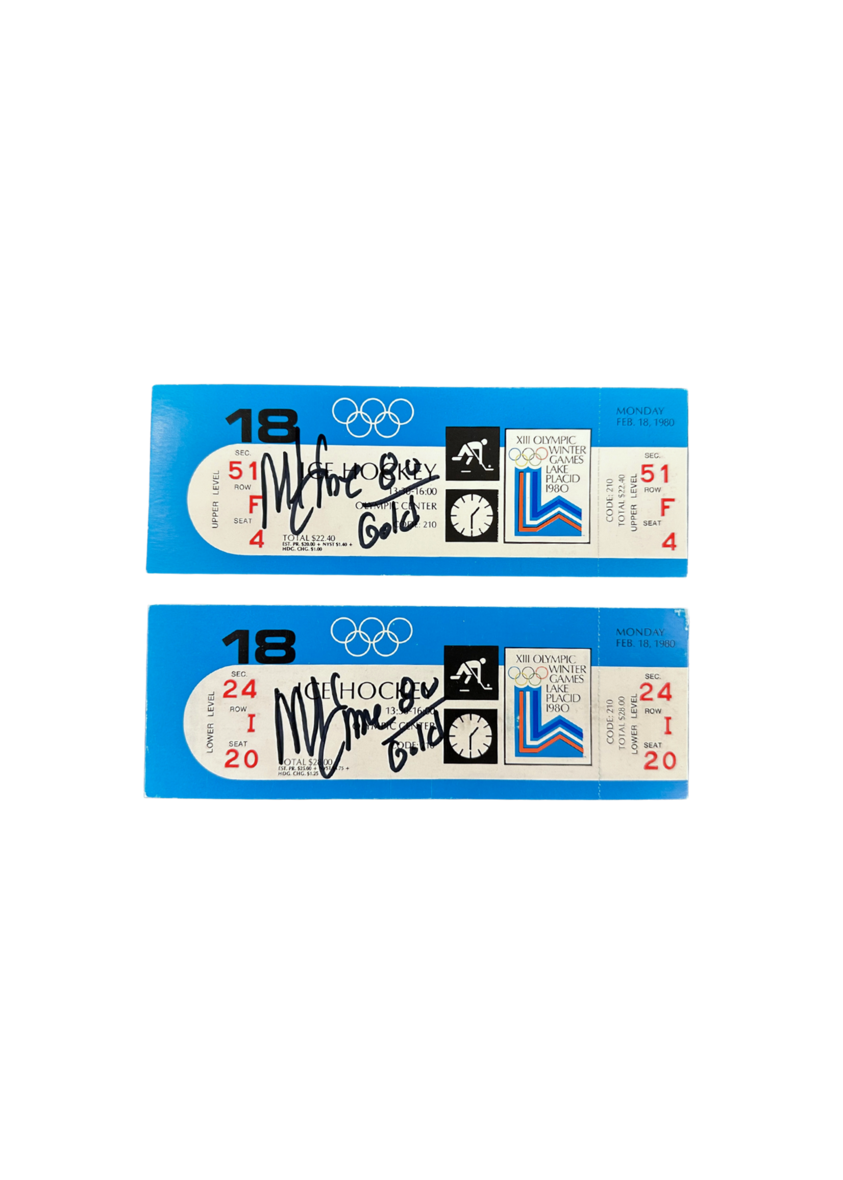 Eruzione Signed Authentic 1980 Ticket