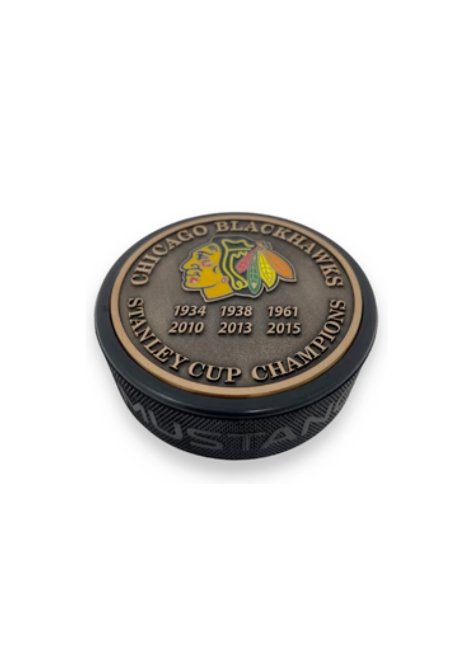 Chicago Blackhawks Medallion Dynasty Stanley Cup Puck