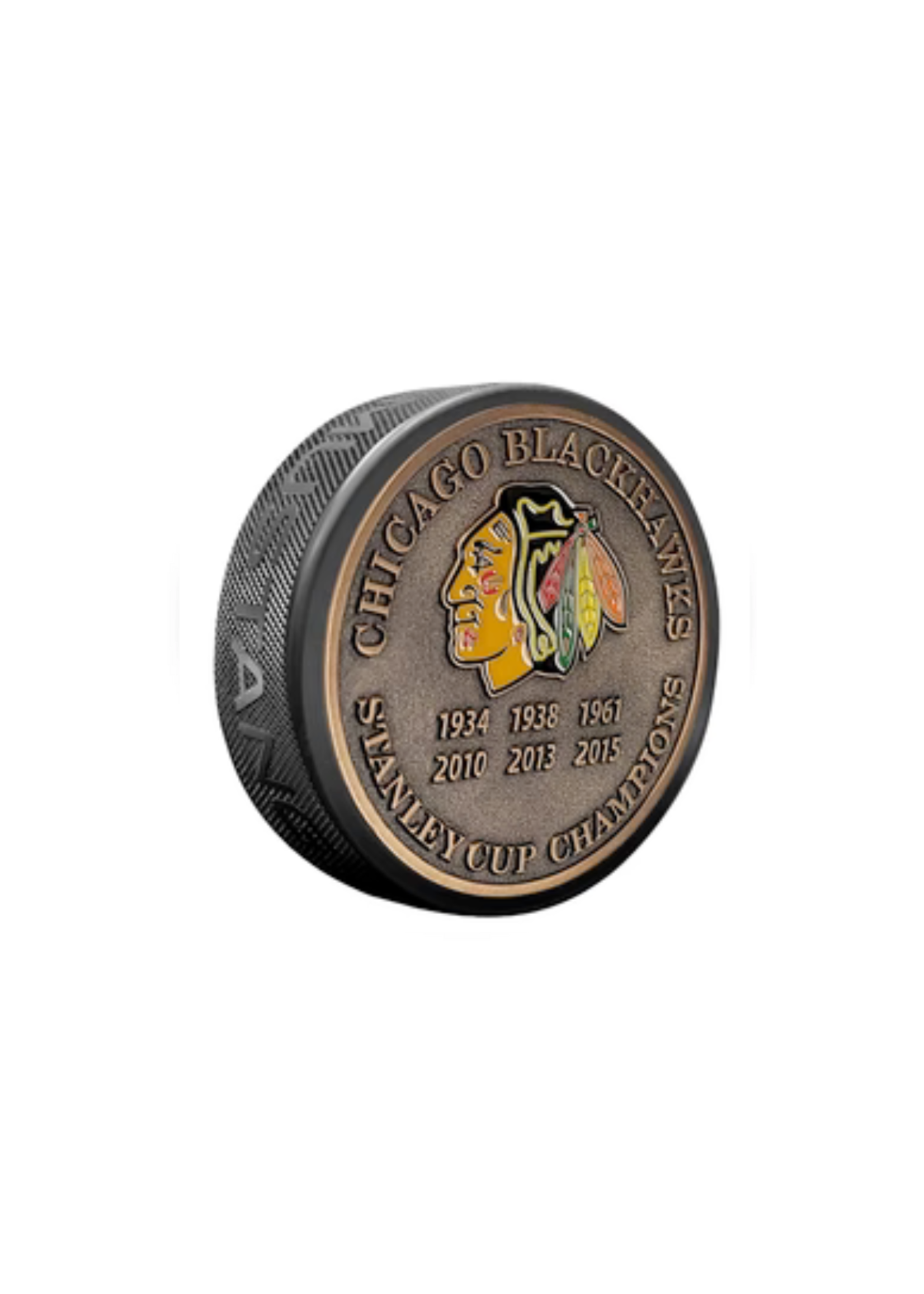 Chicago Blackhawks Medallion Dynasty Stanley Cup Puck