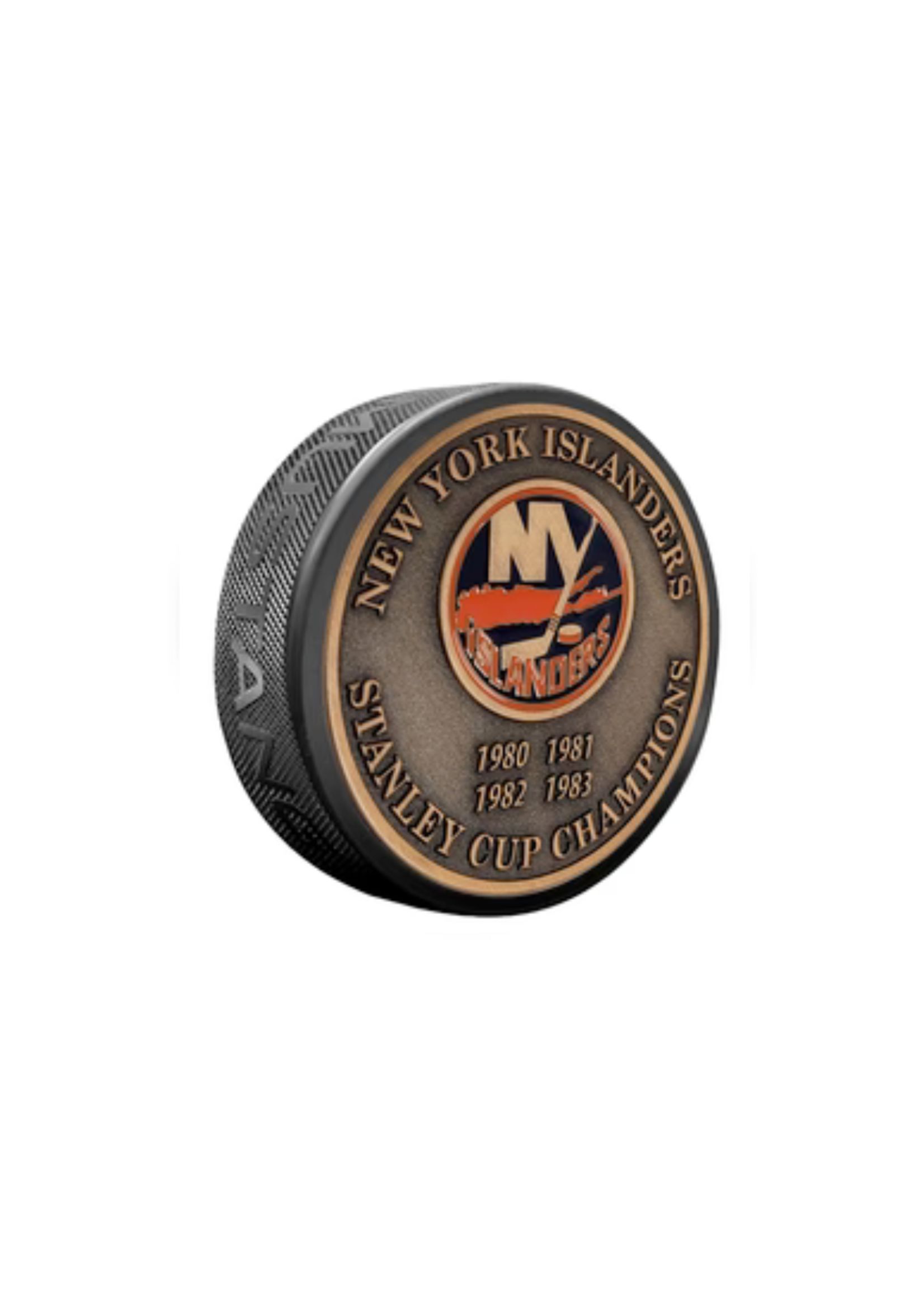 New York Islanders Medallion Dynasty Stanley Cup Puck