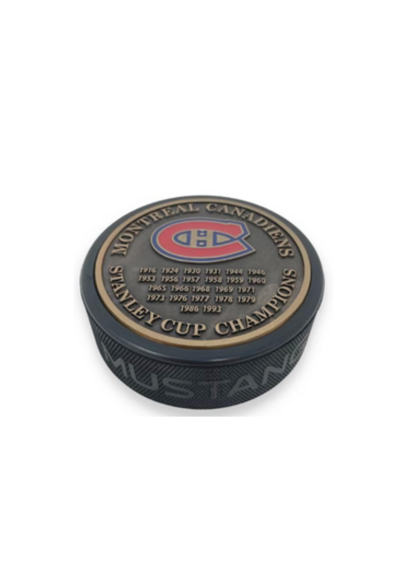 Montreal Canadiens (Habs) Medallion Dynasty Stanley Cup Puck