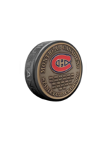 Montreal Canadiens (Habs) Medallion Dynasty Stanley Cup Puck