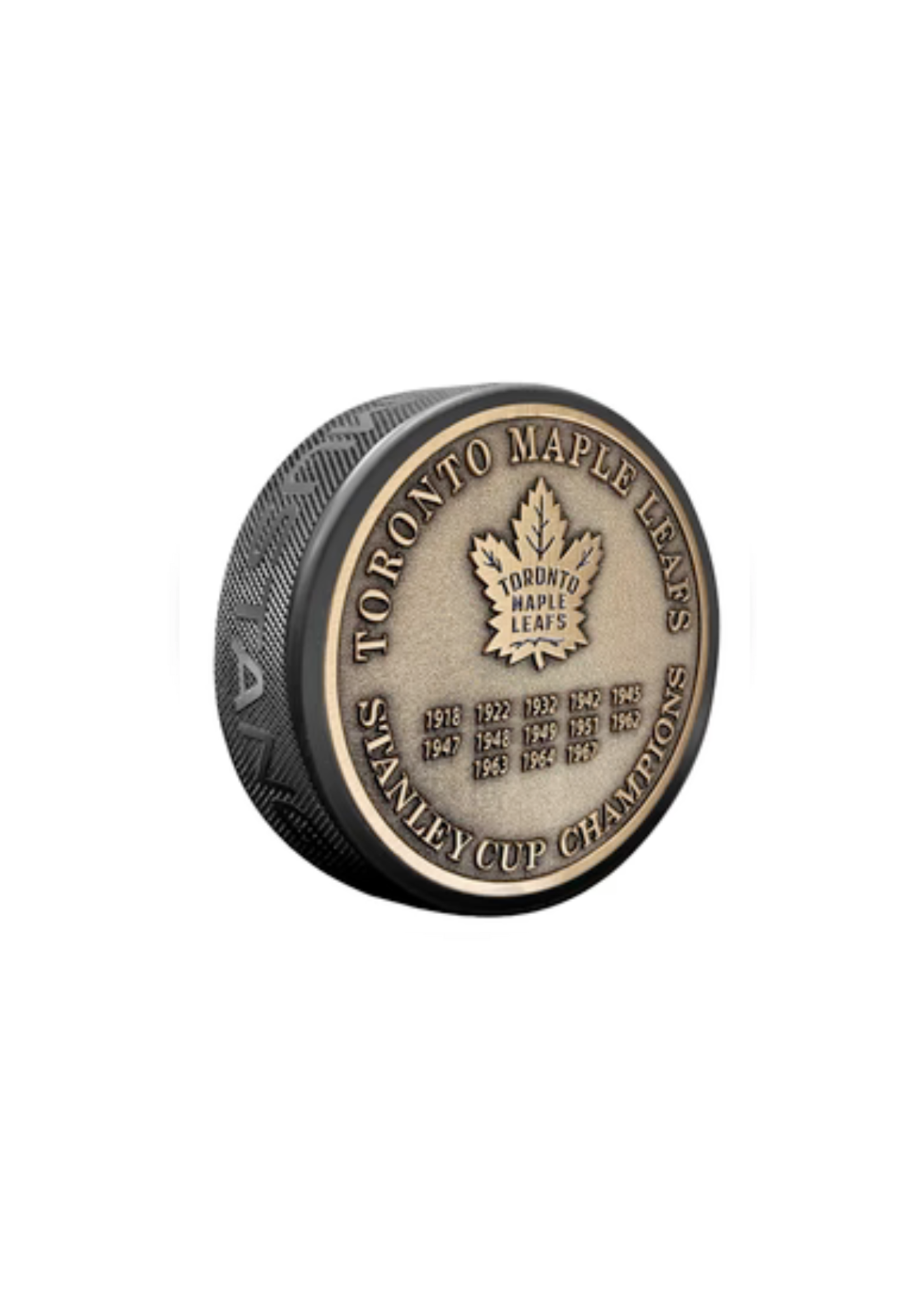 Toronto Maple Leafs Medallion Dynasty Stanley Cup Puck