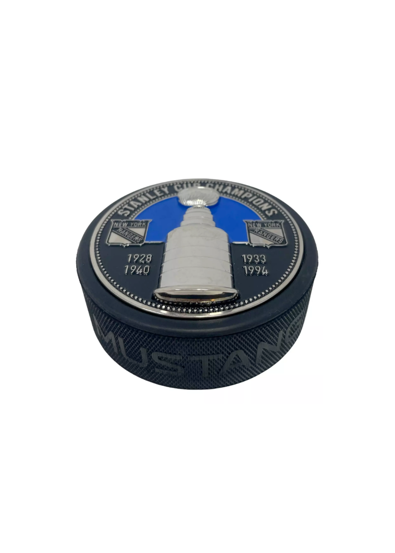 New York Rangers 3D Medallion Stanley Cup Puck