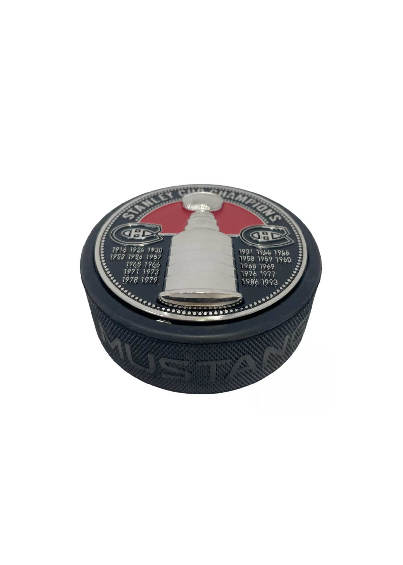 Montreal Canadiens (Habs) 3D Medallion Stanley Cup Puck