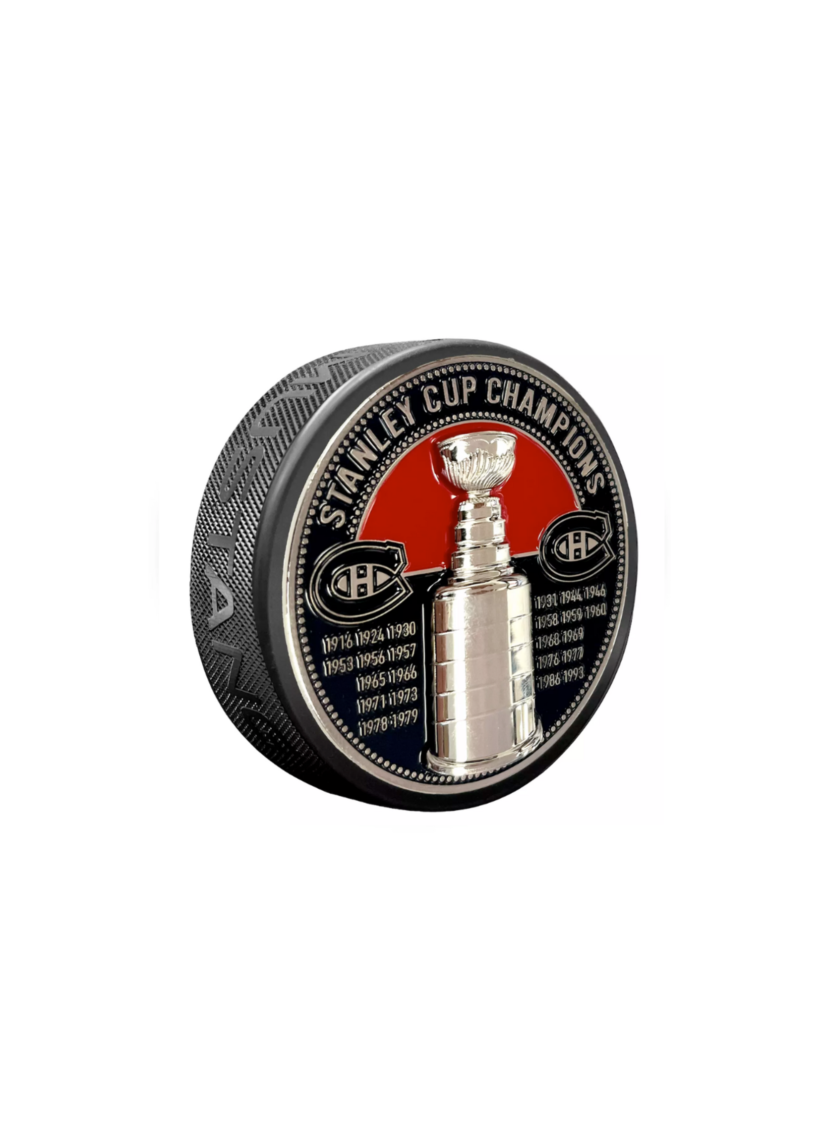 Montreal Canadiens (Habs) 3D Medallion Stanley Cup Puck
